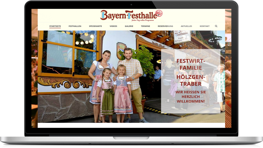 Homepage der Bayernfesthalle