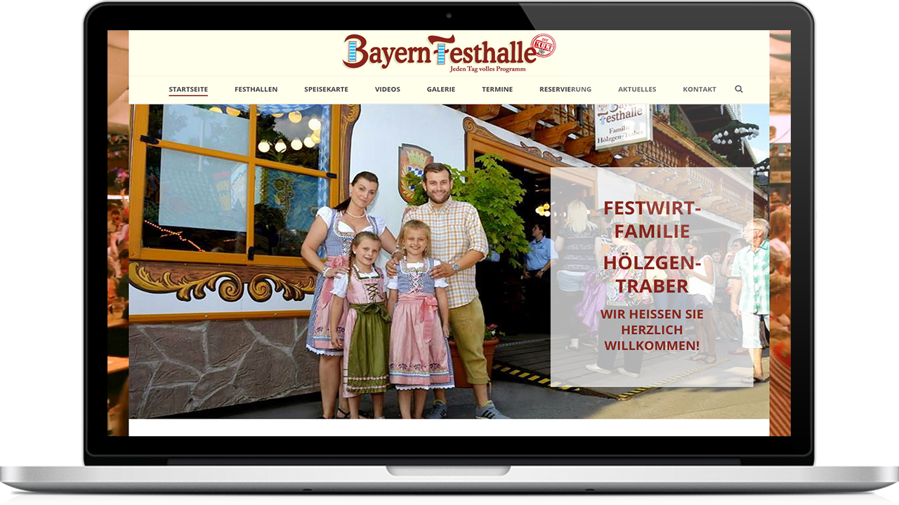 Homepage der Bayernfesthalle